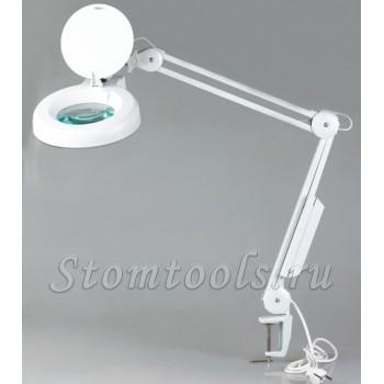 TPowerLand® 8606L Лампа-лупа на струбцине