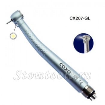YUSENDENT® CX207-GL Высокоскоростной Нажать кнопку LED Турбинные наконечники 6H