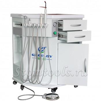 Greeloy®GU-P212 мобильный стоматологический кабинет, построенный в лечение легких ультразвукового скалера 3 в 1