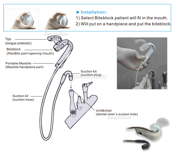 YUSENDENT® DB-138 Wireless Portable Intra Oral Lighting System Rechargeable