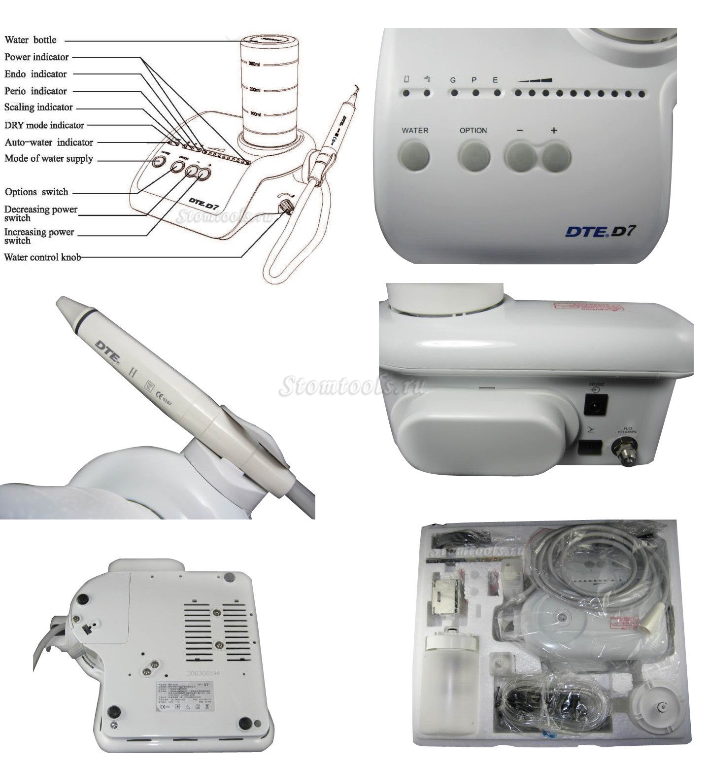 Woodpecker® DTE D7 Ультразвуковой скалер