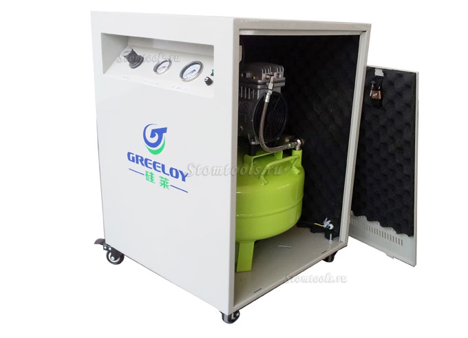Greeloy® GA-61 лкомпрессор стоматологический безмасляный с молчаливым кабинета 118л/мин