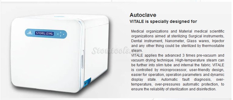 HISHINE® Vitale автоклавы стерилизаторы класса в предвакуума 22L